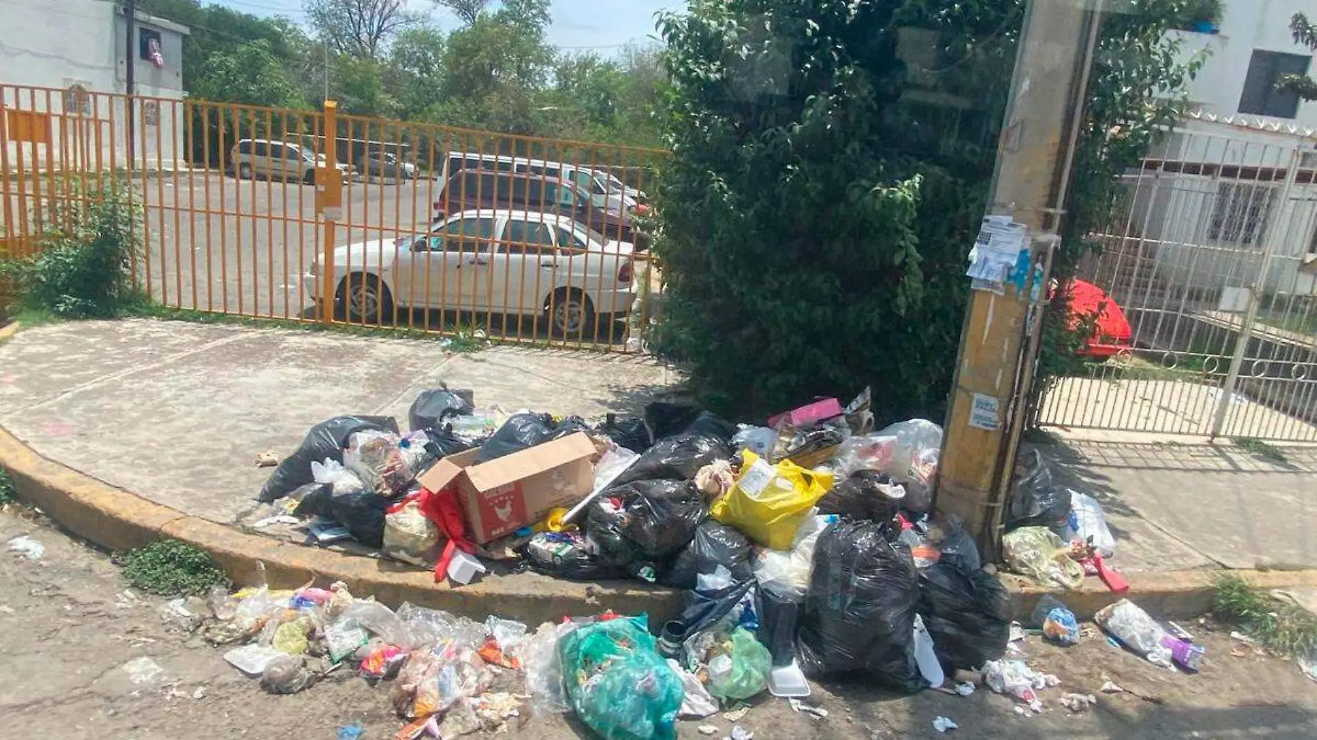 montoneras de basura en Cuautlancingo